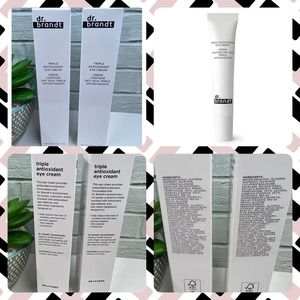 Dr. Brandt triple Antioxidant Eye Cream Bundle Collagen Vitamin C Eye Treatment